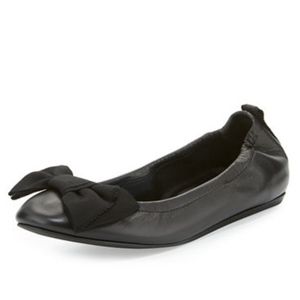 Lanvin Bow Ballerina in Lambskin